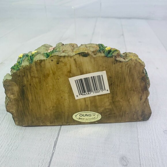 Young FLOWER GARDEN SHED 3D Resin Wall Plaque Free Stand Tabletop 6.5" Figurine - Picture 8 of 9